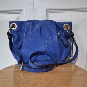 Vince Camuto cris leather crossbody leather bag, royal blue